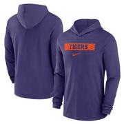 Clemson Nike Dri-Fit Lightweight Hoodie Top